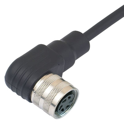1259010150 - 1.5m M16 Connector Socket with 12 Poles, Angled Design