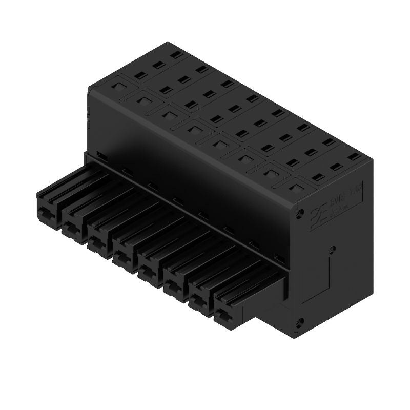 2720480000 - 7.62mm PCB Female Connector, 8-Pole, 180° Push-In Design  (Pack of 15)
