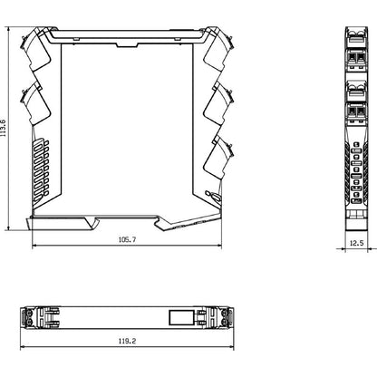 7760054115 - DC Isolating Amplifier with Four-Way Isolation