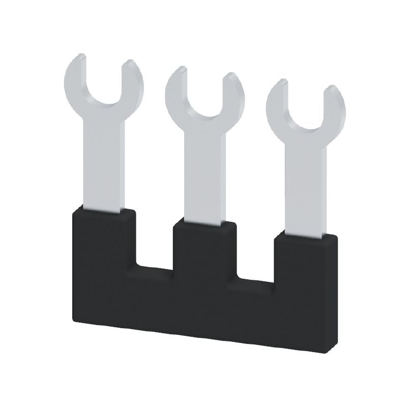 2615230000 - Black 3-Pole Connector, 41A, 28mm Width, 11mm Pitch  (Pack of 50)