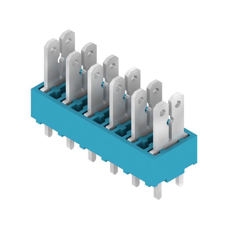 9501070000 - 5mm Pitch PCB Terminal Connector with 6 Poles, RoHS Compliant  (Pack of 100)