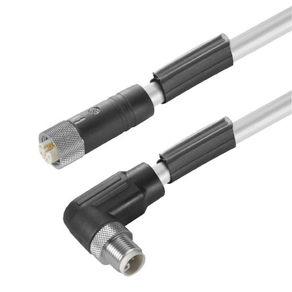 2455320500 - 5m M12 Connector Cable, 5-Pole, Halogen-Free PUR Design