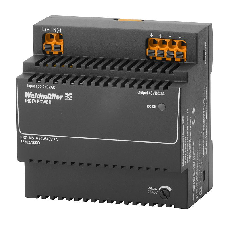 2580270000 - 48V Switch-Mode Power Supply, 96W, Compact 90mm Design