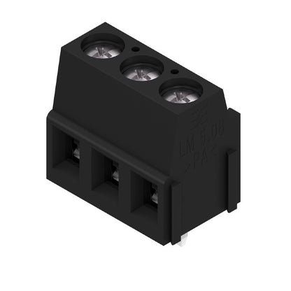 1716030000 - 5.08mm 3-Pole Terminal Block, Black, 90° Angle  (Pack of 114)