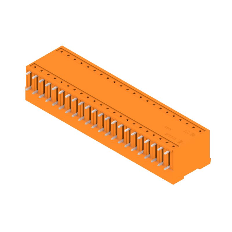 1614550000 - 44-Pole 5mm PCB Male Connector with 90° Angle Solder Pins  (Pack of 10)