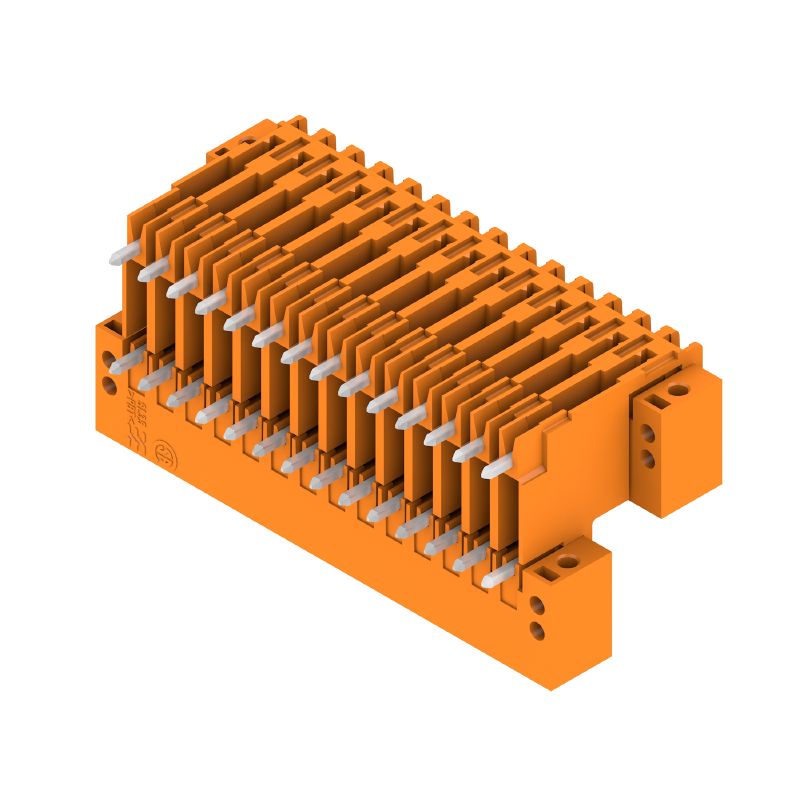 1642430000 - 28-Pole THT Flange PCB Connector, 3.50mm Pitch, Orange  (Pack of 10)