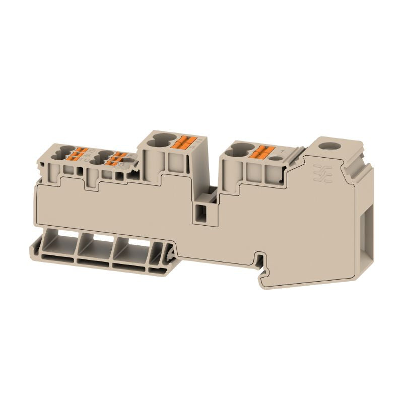 2728620000 - 35 mm² Dark Beige Distributor Terminal, 110 A, No End Cover  (Pack of 20)