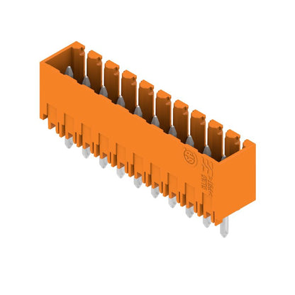 1604700000 - 3.50mm 10-Pole Orange PCB Connector, 180° Angle  (Pack of 50)