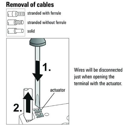 7760056365 - 8A Relay Socket with Push-In Connection  (Pack of 20)