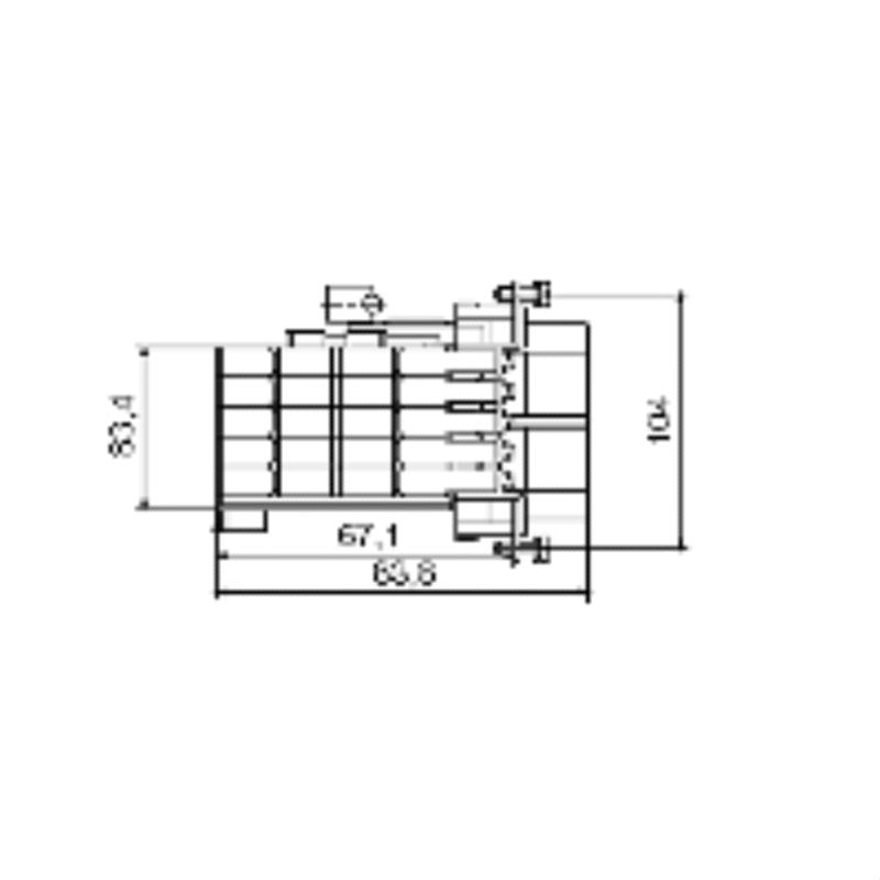 1848770000 - 24-Pole RoHS-Certified DSTV HE SR24 S Connector  (Pack of 10)