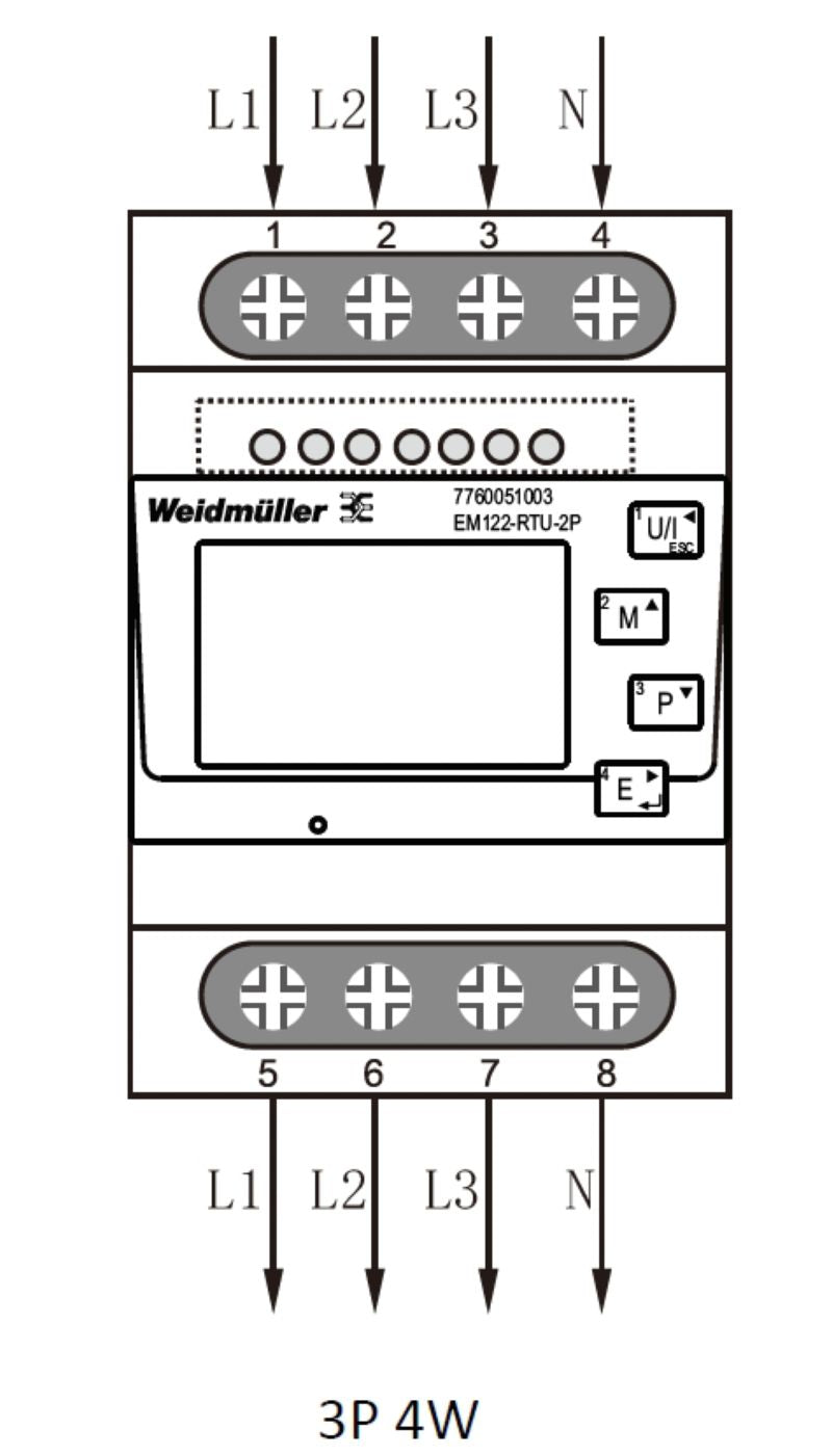 7760051003 - 100 A Power Meter for Single/Three-Phase Systems
