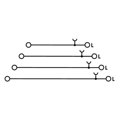 1208920000 - Dark Beige 2.5mm² Modular Terminal for TS 35 Mounting  (Pack of 50)