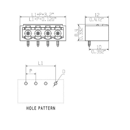 1147840000 - 5.08mm Male Header Connector, 19-Pole Solder, 90-Degree Angle  (Pack of 20)