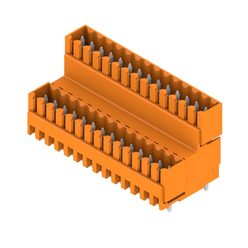 1641170000 - 28-Pole 3.50mm PCB Header Connector at 180° Angle  (Pack of 10)