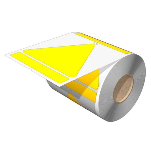 2885650000 - Yellow 100x100mm Self-Adhesive Markers with Acrylic Adhesive  (Pack of 250)
