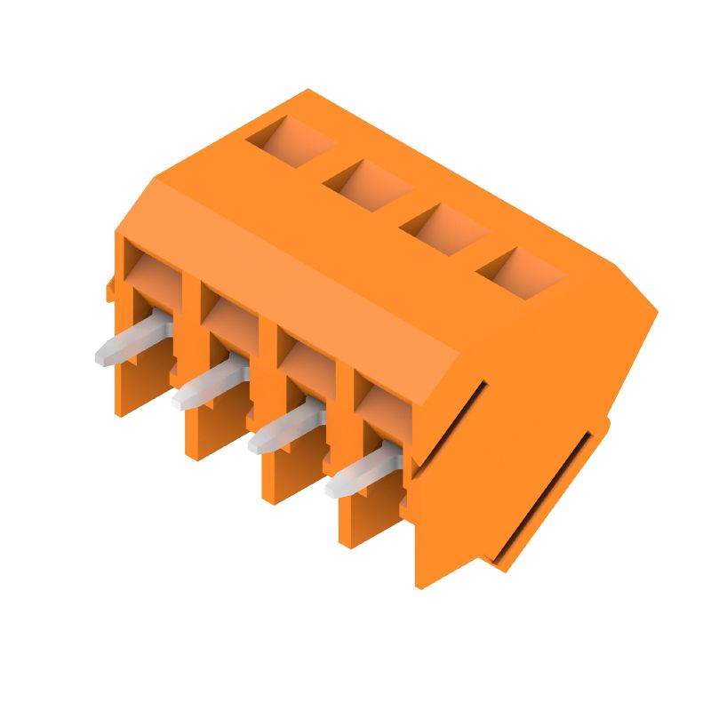 1845390000 - 5.00mm Pitch Orange Terminal Block, 4 Poles, UL Certified  (Pack of 50)