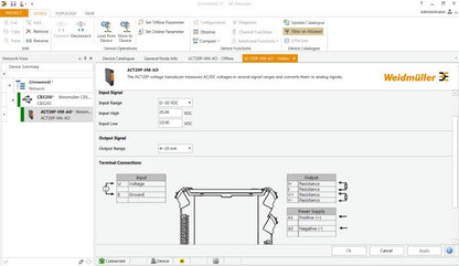 7760054306 - Galvanic Isolating Amplifier for 0-600V DC & 0-440V AC