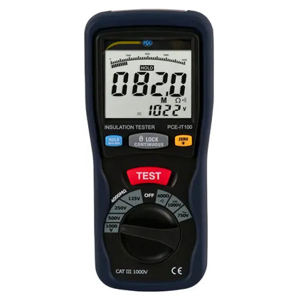 PCE-IT100 - Versatile Insulation Tester Up to 4000 MΩ with Functions
