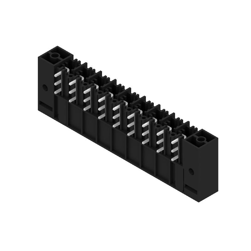 1813640000 - 10.16mm Pitch 9-Pole PCB Header Connector with Clip-On Flange  (Pack of 12)