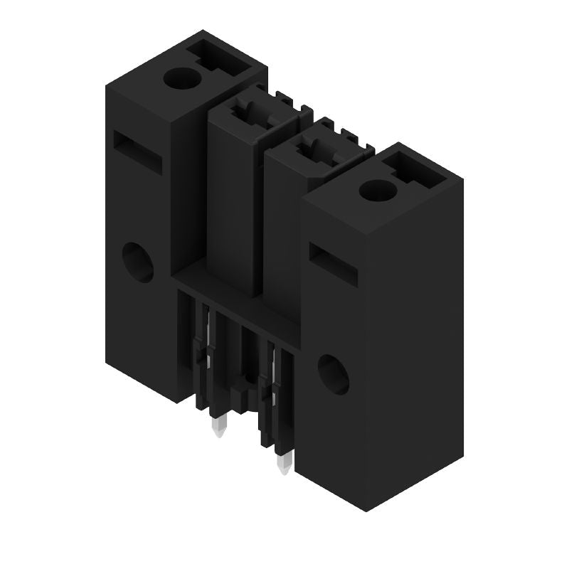 1928840000 - 7.62mm 2-Pole Female Header Connector with Black Finish  (Pack of 100)