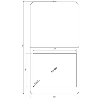 2003190000 - Lockable Metal Double Frame with Durable Construction