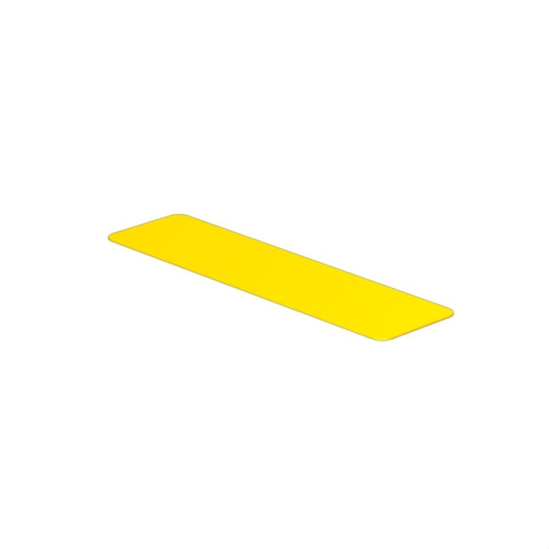 1114450000 - 8x30 mm Yellow Cotton Device Markers with Rubber Adhesive
