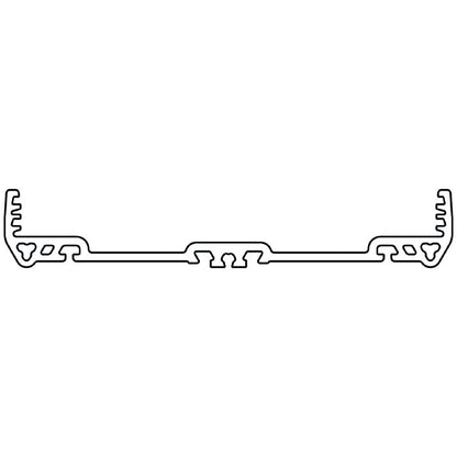 1155940000 - 2000mm Orange OMNIMATE Housing Profile for PCB  (Pack of 2)