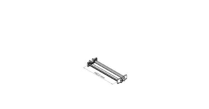 2633450000 - Galvanized Steel 142mm Terminal Rail for Field Power  (Pack of 5)