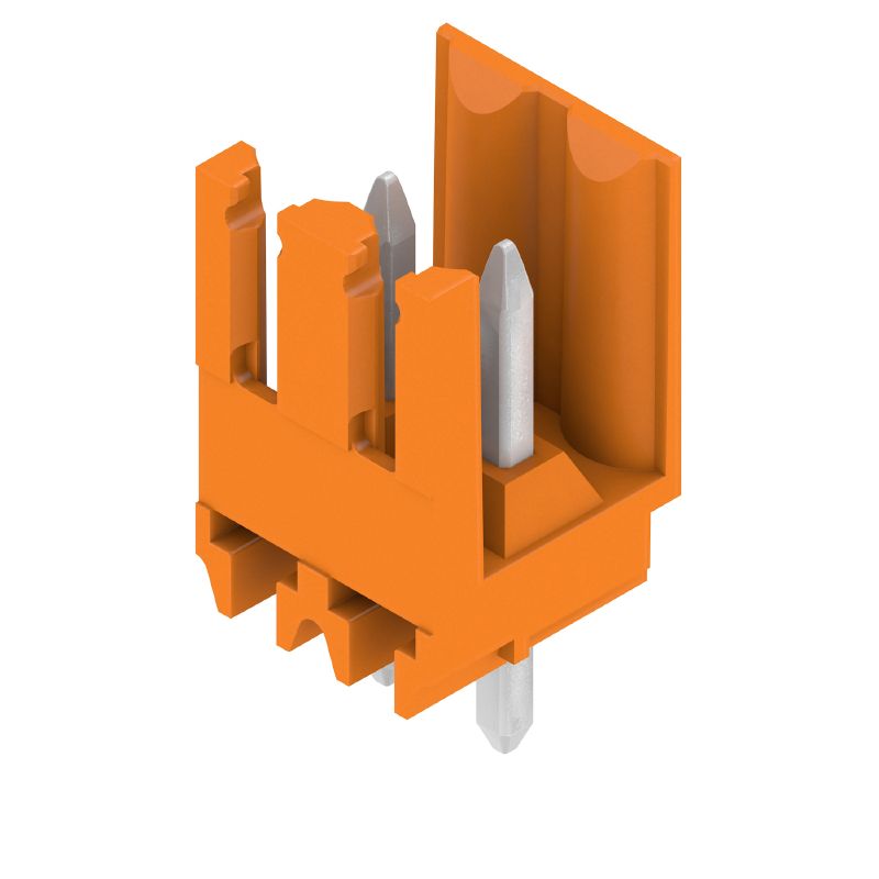 1604770000 - 2-Pole 3.50mm PCB Header Connector, 180° Angle  (Pack of 100)