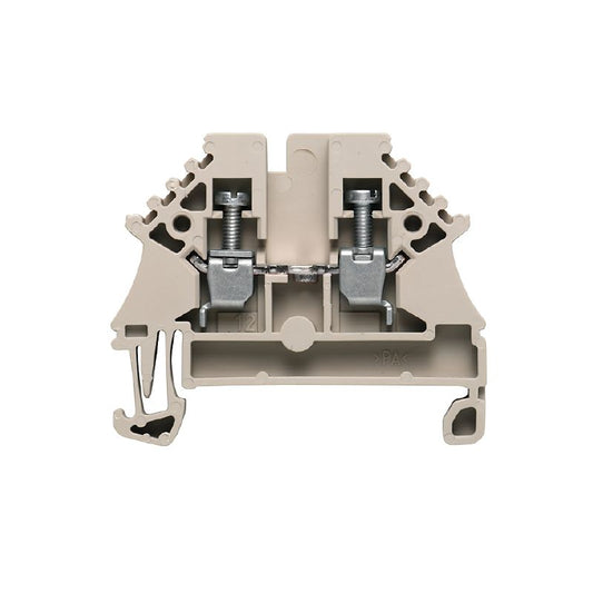 1023700000 - Dark Beige 2.5 mm² Feed-Through Terminal Block, 24 A  (Pack of 100)
