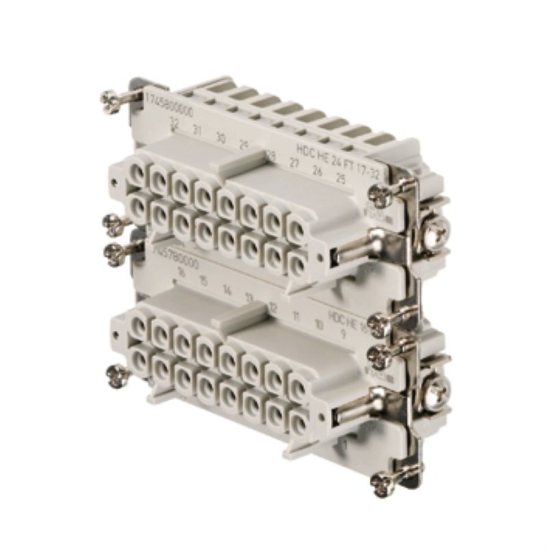 1745800000 - HDC HE Female Insert, 16 Poles, 500V, 16A Rated