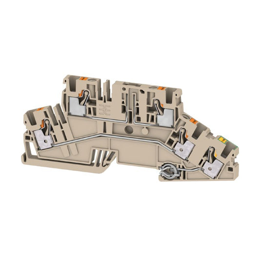 2831550000 - Dark Beige 4mm² Test-Disconnect Terminal, 250V 32A  (Pack of 50)