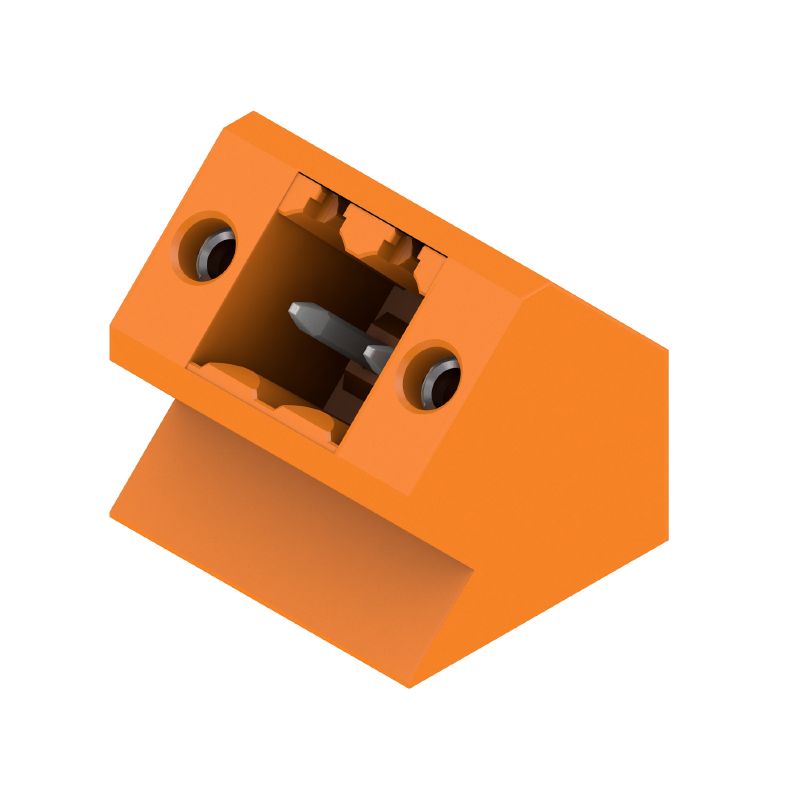 1643330000 - 3.50mm 2-Pole PCB Connector with 135° Elbow  (Pack of 132)