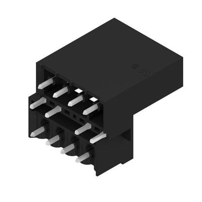 1911320000 - 5.00mm Black PCB Plug-in Connector with 8 Poles, 180° Angle  (Pack of 50)