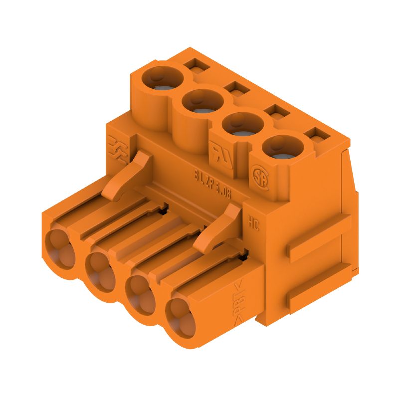 2123240000 - 5.08mm Female PCB Connector, 4 Poles, 180° Angle  (Pack of 78)
