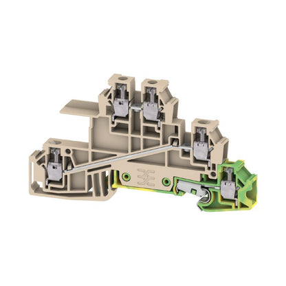 1031100000 - Dark Beige 2.5mm² Terminal Block, 24A, 400V, 5 Connections  (Pack of 50)