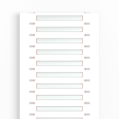 2437850000 - RoHS Compliant White Cable Markers, 1.2-2.4mm Diameter, 1000/Roll  (Pack of 1000)