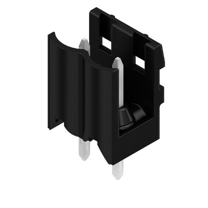 1626390000 - 5mm Black PCB Male Header, 2-Pole, 180° Elbow Connector  (Pack of 100)