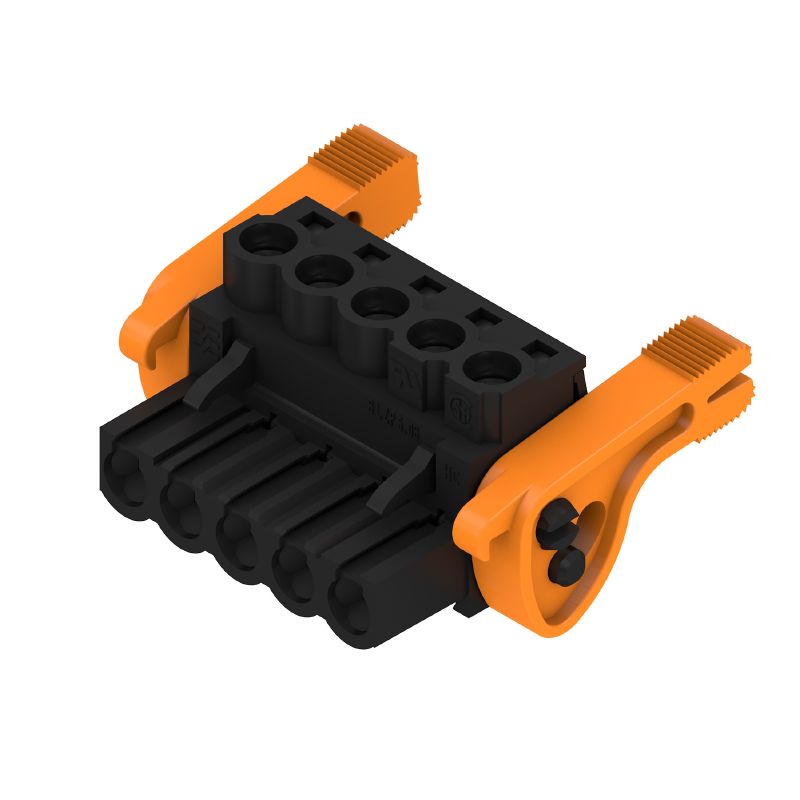 1956570000 - 5-Pole 180° Female PCB Connector, 5.00mm Pitch  (Pack of 48)