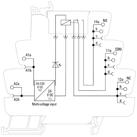 1479930000 - 16A Relay Module, 24-230V, Single CO Contact  (Pack of 10)