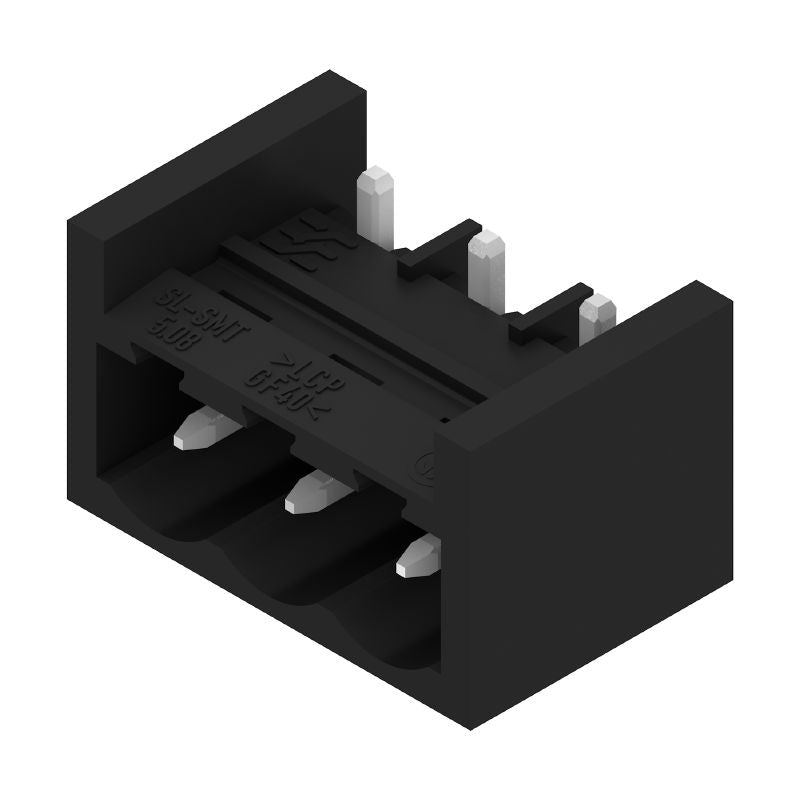 1877600000 - 5.08mm Black PCB Connector, 3 Poles, 1.5mm Pins  (Pack of 335)