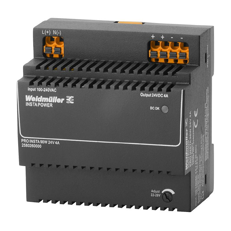 2580260000 - 96W UL Certified 24V Switch-Mode Power Supply, 4A Efficiency