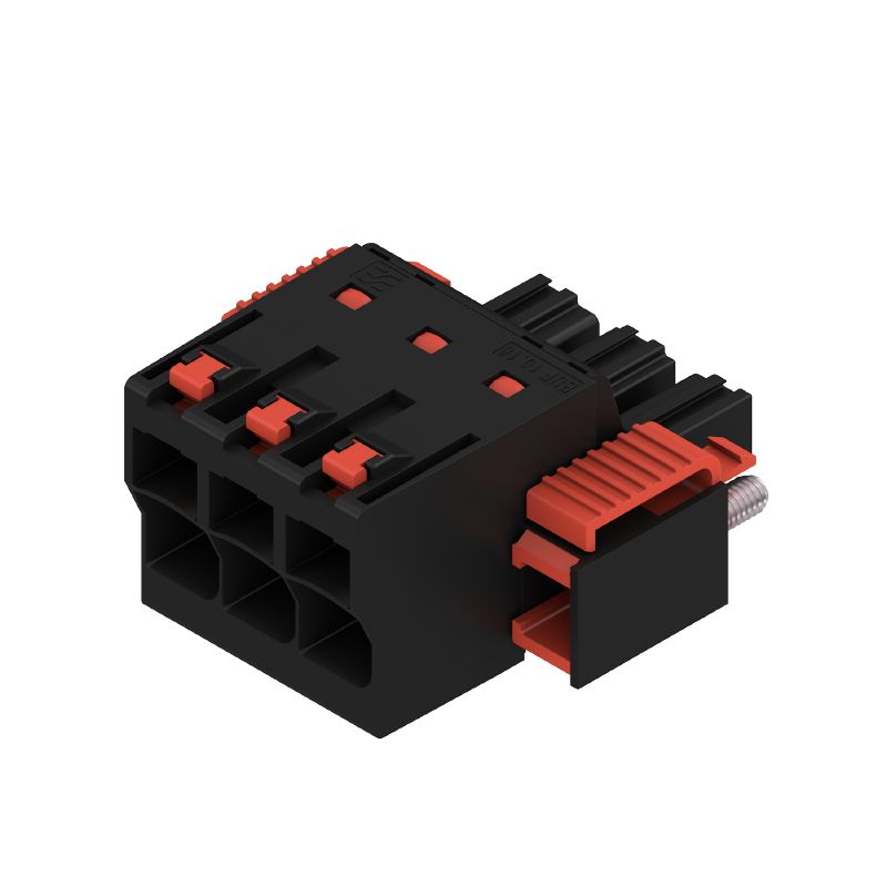2737810000 - 3-Pole 10.16mm PCB Connector, 180° Push-In Design  (Pack of 24)