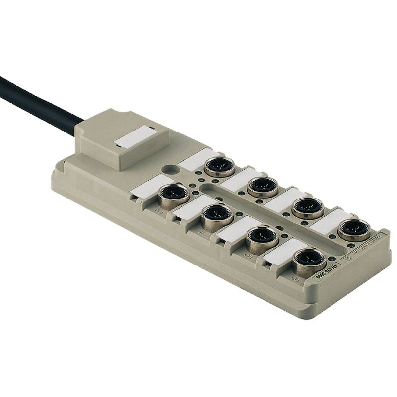1766710000 - 10m M12 IDC PUR Cable with LED Indicator