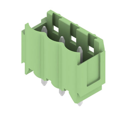 1006640000 - 3-Pole 5mm PCB Connector, 180° Angle, Tin-Coated Pins  (Pack of 100)