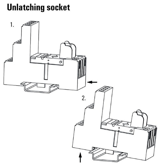 8869400000 - 27.2mm Relay Socket with 12A Rating, RoHS Compliant  (Pack of 10)