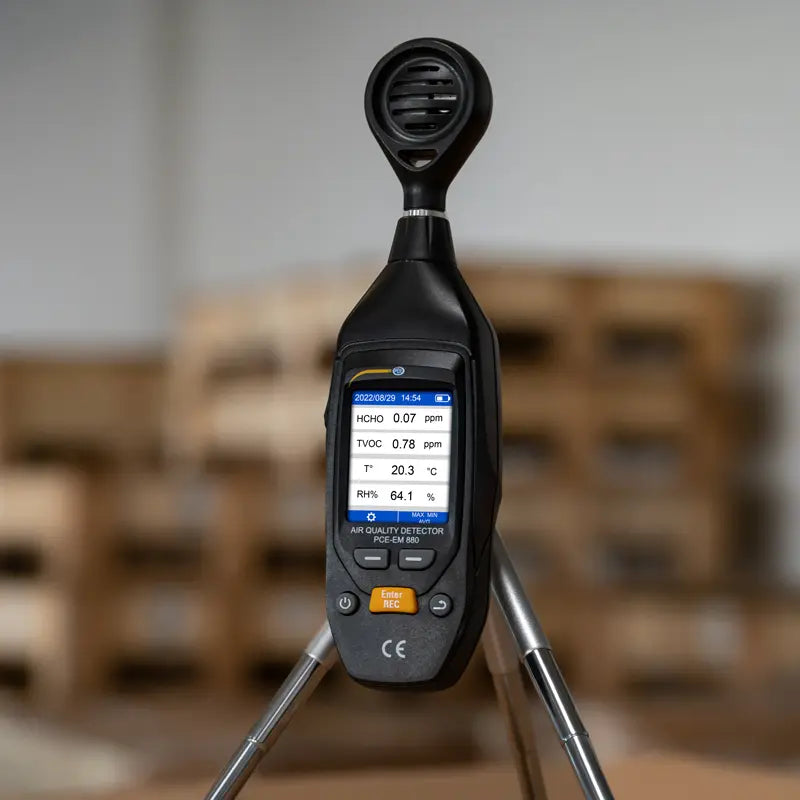 PCE-EM 880 - Multifunctional Thermometer for HCHO, TVOC & Humidity Tracking