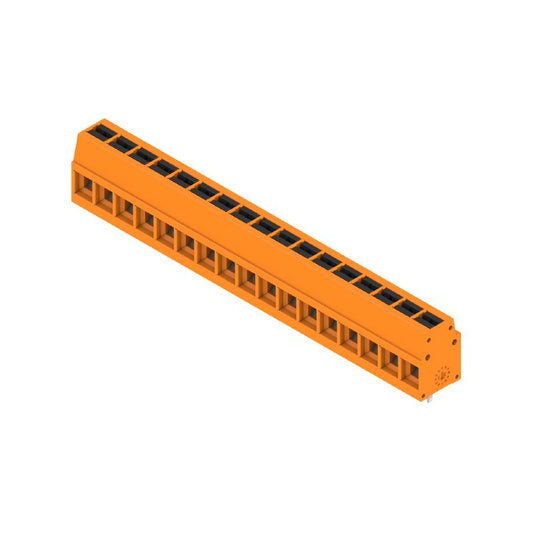 2786700000 - LMFV 5mm Pitch 17-Pole Orange Terminal with Push-In Connection  (Pack of 40)