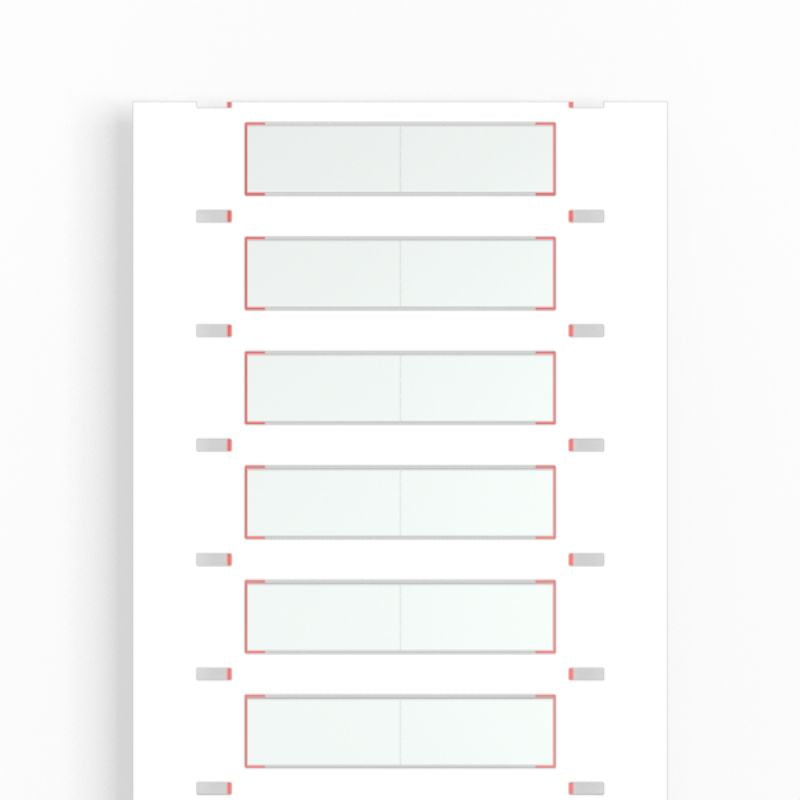 2437630000 - White Cable Marker for 2.1-6.4 mm Sizes, 25.4 mm High  (Pack of 2000)