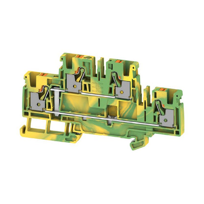 2539990000 - 800V Double-Tier Terminal, 4mm², Green & Yellow  (Pack of 50)